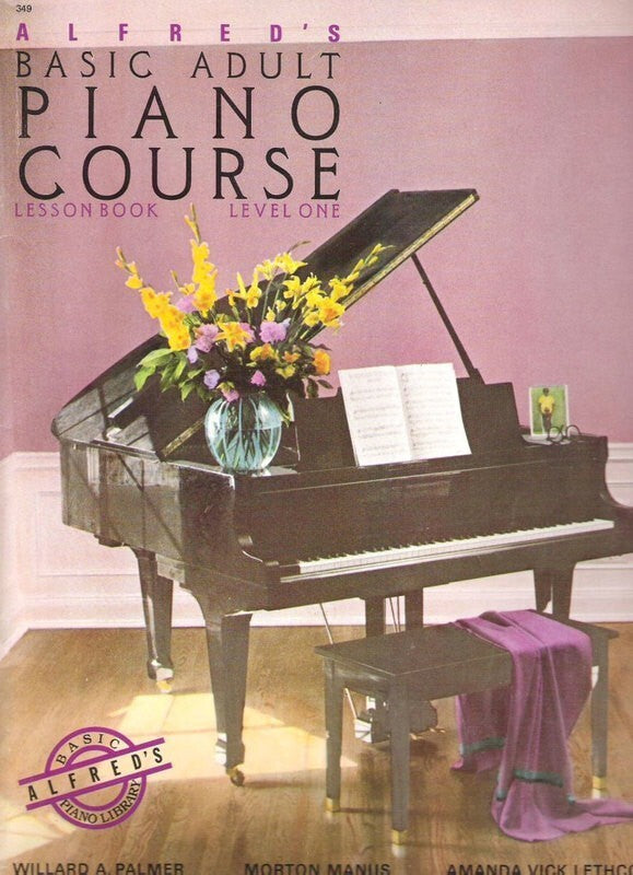 Alfred's Basic Adult Piano Course Lesson Book 1