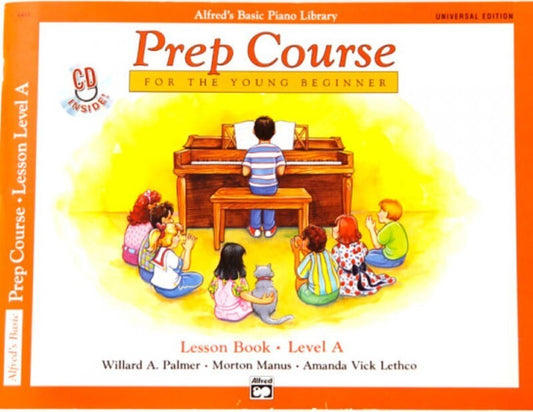Alfred's Basic Piano Prep Course Lesson Book Level A For the Young Beginner Universal Edition
