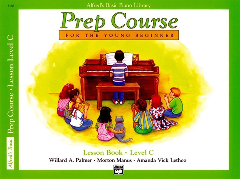 Alfred's Basic Piano Prep Course Lesson Book Level C For the Young Beginner