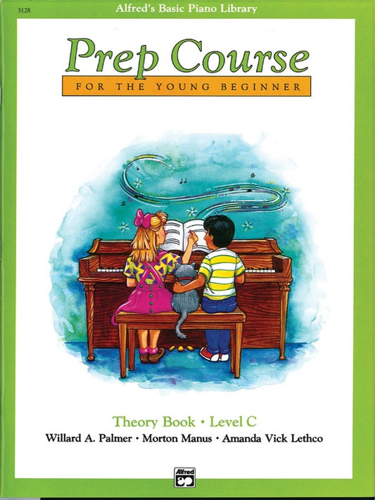 Alfred's Basic Piano Prep Course Theory Book Level C For the Young Beginner