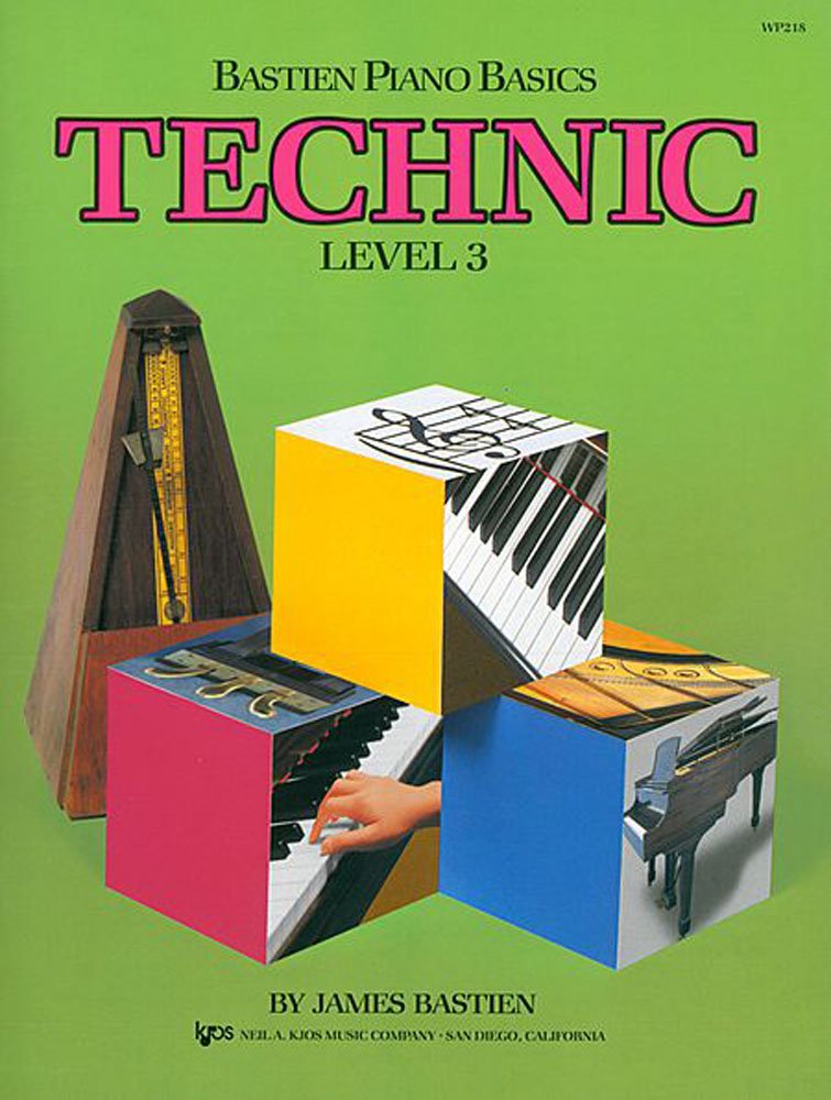 Bastien Piano Basics, Technic, Level 3