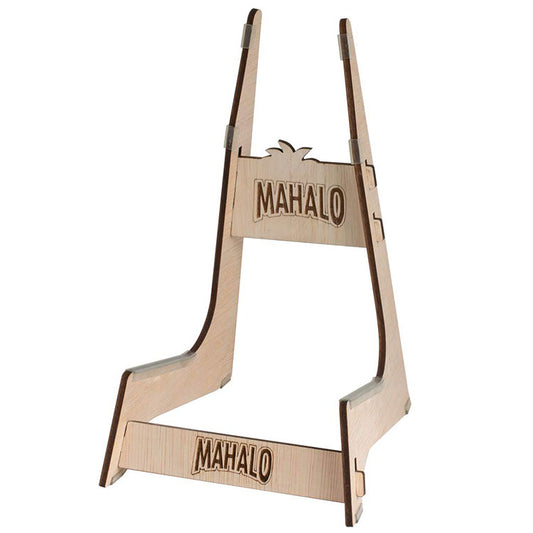 Mahalo Engraved Wooden Ukulele Stand